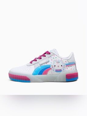 PUMA Limited Edition Gabby Cat Cali-Style White Sneaker, Toddler, size 8